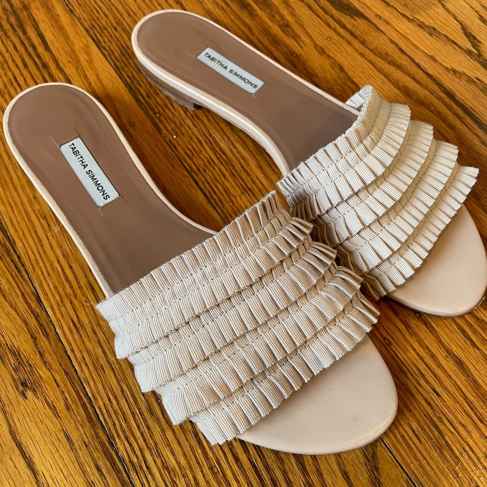 Tabitha Simmons Sprinkles Pleated Sandal Rose 39.5